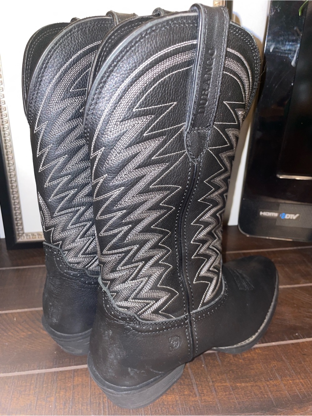 Durango Rebel Frontier Leather Western Cowboy Boots Size 10.5 Wide - Picture 12 of 16